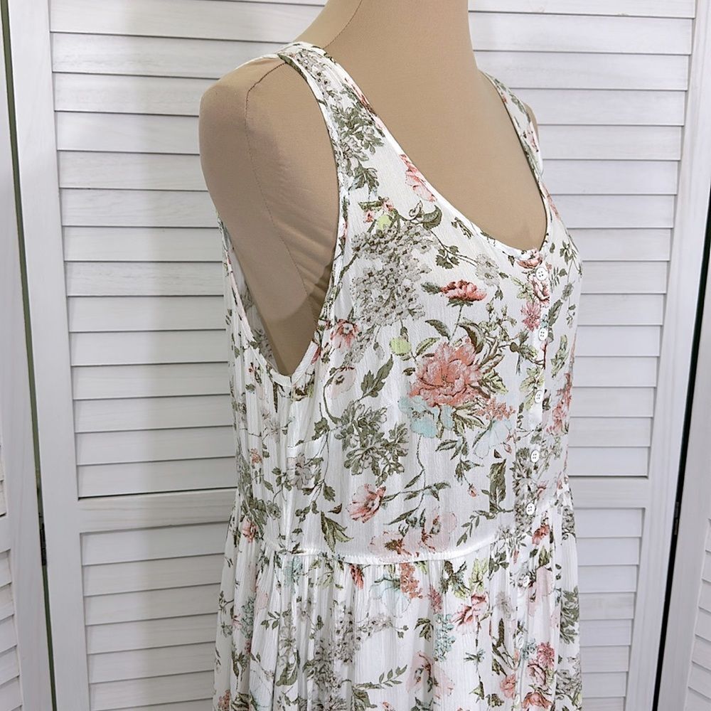 Frye Midi Dress Size Large Prairie Cottagecore Pockets NWOT - Picture 9 of 16